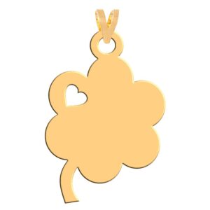 آویز گردنبند طلا 18 عیار زنانه مدل درخت قلب